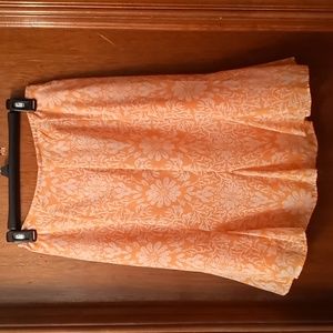 Jaclyn Smith Coral A-line Skirt size 6
